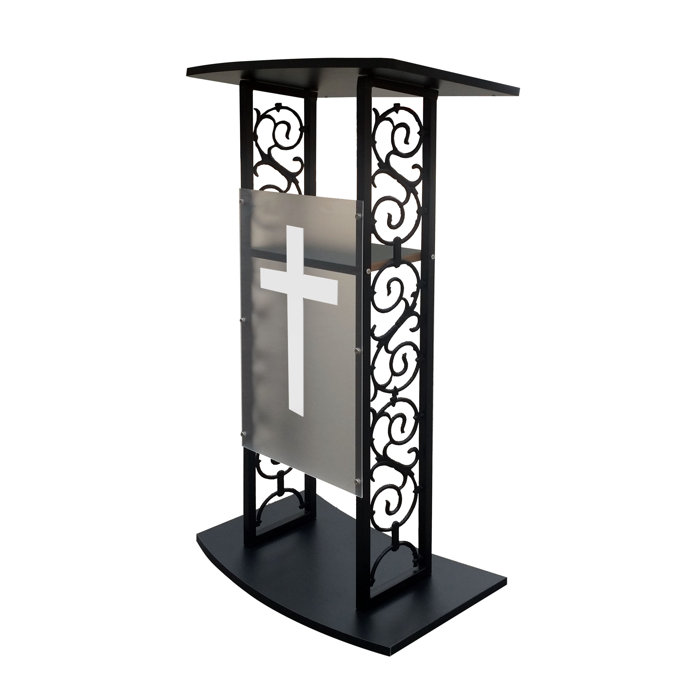 Fixturedisplays® Truss Podium Metal Pulpit Church Podium Conference